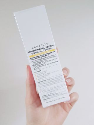 랑벨 비타 에너지 잡티 크림 75ml (피부 속 기미완화크림) — 5점을 준 리뷰어가 2022년 5월 올린 사용 사진
