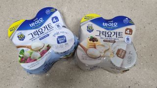 매일바이오 그릭요거트 오리지널 플레인 4개, 로스터리 커피믹스 4개 — 5점을 준 리뷰어가 2021년 12월 올린 사용 사진