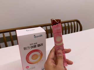 [인디닥터] 면역 생생 핑크 이뮨 젤리 — 5점을 준 리뷰어가 2022년 6월 올린 사용 사진