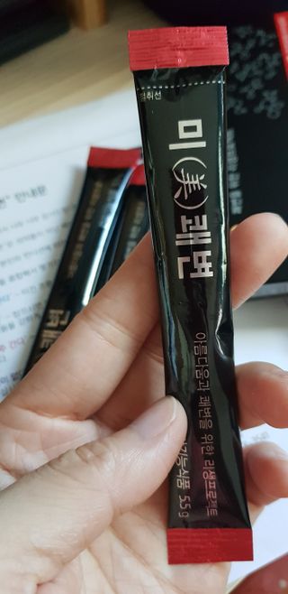 새롬바이오 리생 [미쾌변] 차전자피 식이섬유 건강기능식품 3팩 — 4.5점을 준 리뷰어가 2021년 6월 올린 사용 사진