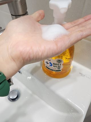 오쎄 메디버블 핸드워시폼 500ml 1+1 (그린애플향) — 5점을 준 리뷰어가 2023년 5월 올린 사용 사진