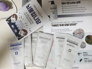 더마힐 헤어 컨디셔닝 샴푸 500ml 3종 중 택1 — 5점을 준 리뷰어가 2021년 4월 올린 사용 사진