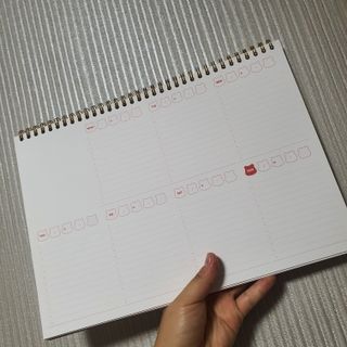 리훈 곰부 체크리스트+ 곰부 리무버블스티커 1장 — 4점을 준 리뷰어가 2021년 5월 올린 사용 사진