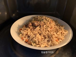 한성기업 무볼레 왕건더기 볶음밥 갈릭스테이크 — 5점을 준 리뷰어가 2021년 10월 올린 사용 사진