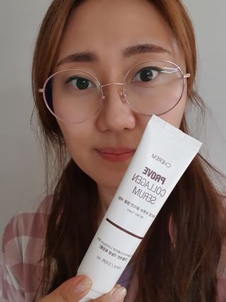 체르엠  프루브 콜라겐 앰플세럼 60ml 1병 — 5점을 준 리뷰어가 2021년 12월 올린 사용 사진