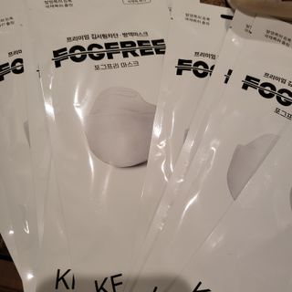 포그프리 김서림방지 마스크 KF94 10매 — 5점을 준 리뷰어가 2022년 1월 올린 사용 사진