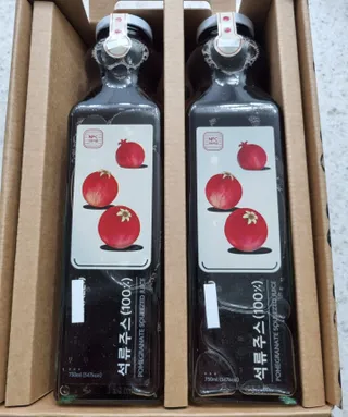 [바이윙클] 페르시아 유기농 석류 착즙주스 750ml 2병 + 선물박스 세트 — 5점을 준 리뷰어가 2022년 3월 올린 사용 사진