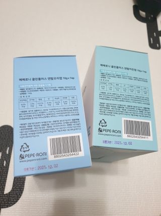 페페로니 2종 세트 클린플러스 덴탈껌 치킨+덕 — 5점을 준 리뷰어가 2021년 8월 올린 사용 사진