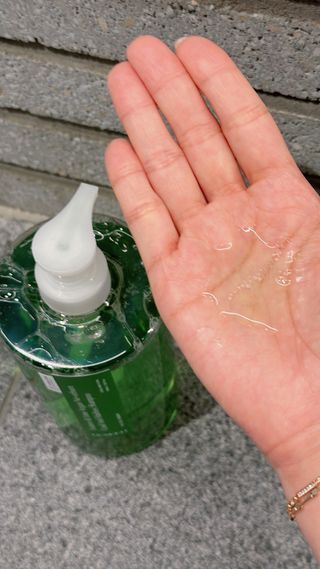 닥터시드 티트리 앤 라임 비건 지성케어 쿨 탈모 샴푸 (1000ml) — 5점을 준 리뷰어가 2024년 4월 올린 사용 사진
