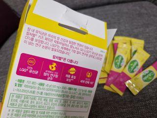 광동생활건강 [세계판매1위 유산균] 컬처렐 키즈 패킷 30포1박스 — 5점을 준 리뷰어가 2022년 7월 올린 사용 사진