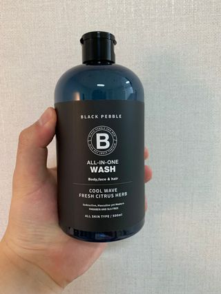 블랙페블 올인원 워시 쿨 웨이브 500ml — 5점을 준 리뷰어가 2021년 5월 올린 사용 사진