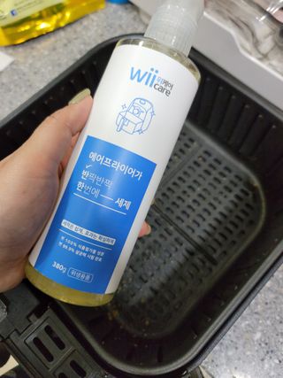 위케어 천연 주방세세, 에어프라이어세제, 다목적세정제, 발포텀블러세정제 — 5점을 준 리뷰어가 2021년 2월 올린 사용 사진