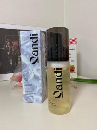 헤어플러스 콴디 아침세안제 폼클렌징 퓨어 어니스티 모닝클렌저 — 4.5점을 준 리뷰어가 2021년 7월 올린 사용 사진
