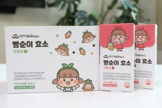 아이비웰니스 빵순이 식탁 위의 필수템! 빵순이 효소 키위맛 100포 + 석류맛 14포 (총 114포) — 5점을 준 리뷰어가 2023년 1월 올린 사용 사진