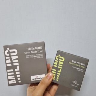 달콤리빙 밀리노 때장갑 때비누 세트 — 5점을 준 리뷰어가 2021년 3월 올린 사용 사진