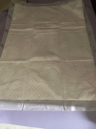 아베크 펫 와이드 프리미엄 대형 애견 강아지 배변 패드 30매 1팩 80g — 5점을 준 리뷰어가 2021년 7월 올린 사용 사진