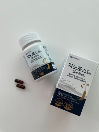 프리마인 홍삼의 강력한 에너지, 이제는 흡수율을 높인 최첨단 캡슐로 간편하게 초고속 충전하세요. — 5점을 준 리뷰어가 2022년 10월 올린 사용 사진