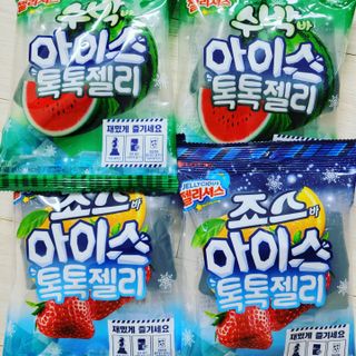 롯데제과 죠스바 아이스 톡톡 젤리 — 5점을 준 리뷰어가 2021년 10월 올린 사용 사진