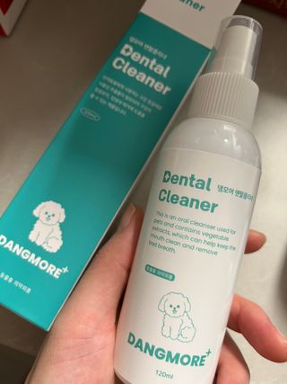 [댕모어 클리너 3종] 아이클리너 / 이어클리너 / 덴탈클리너 3종 세트 (120ml) — 5점을 준 리뷰어가 2023년 9월 올린 사용 사진