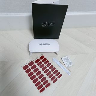 데싱디바 글레이즈 젤네일 크레이지 레드 가을 컬렉션_4종 중 택 1 — 5점을 준 리뷰어가 2021년 9월 올린 사용 사진