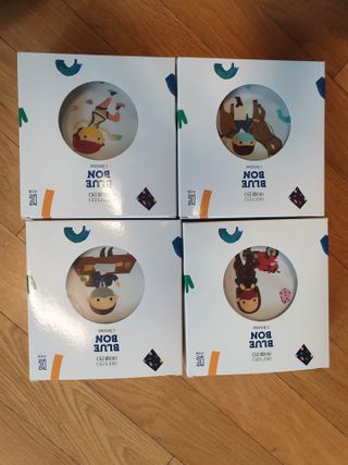 [블루 본 아이노우] 유아용 컬러마스크 40 PCS SET 2중 택 1 — 5점을 준 리뷰어가 2021년 5월 올린 사용 사진