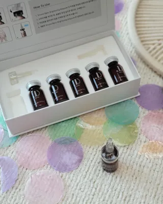 제이앤디바이오 앙코르 블랑 브라이트닝 앰플 — 5점을 준 리뷰어가 2022년 2월 올린 사용 사진