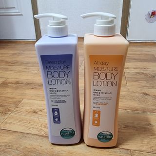 [과일나라] 바세린 모이스처 바디로션 1000ml 2종 — 5점을 준 리뷰어가 2021년 10월 올린 사용 사진