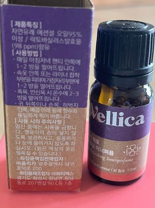 웰리카_V CARE 웰리카 락토 리프레싱 이너퍼퓸 10ml — 4.5점을 준 리뷰어가 2021년 3월 올린 사용 사진