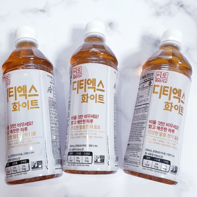 디티엑스 화이트 500ml 20병 리뷰 사진