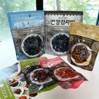 하나마이 [마마쿡] 전 청와대 천상현 셰프의 밑반찬  5종세트(소고기 장조림+연근조림+진미채+간장김자반+새우김자반) — 5점을 준 리뷰어가 2023년 4월 올린 사용 사진