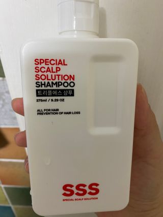트리플에스 탈모 샴푸 275ml + 실크 트리트먼트 275ml — 5점을 준 리뷰어가 2021년 2월 올린 사용 사진