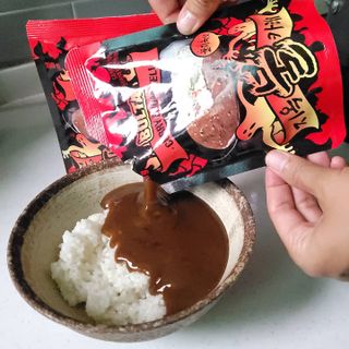 불타 지옥불카레 불지옥맛 180g x 3봉 — 5점을 준 리뷰어가 2021년 6월 올린 사용 사진