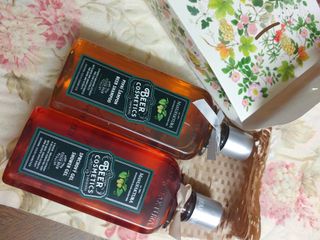 체코 비건화장품 마뉴팍투라 향좋은 천연 맥주샴푸 맥주샤워젤 — 5점을 준 리뷰어가 2022년 5월 올린 사용 사진