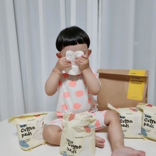 디어엘로디 오가닉 무표백 건티슈 — 5점을 준 리뷰어가 2022년 6월 올린 사용 사진