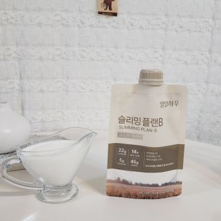 일일하우 슬리밍 플랜B 고소한 귀리맛, 진한 카카오맛 (체중조절식) — 5점을 준 리뷰어가 2023년 6월 올린 사용 사진
