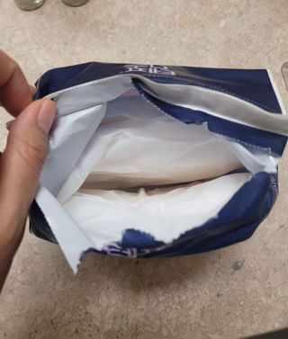 N[템포 ] 패드 내추럴 순면 입는 오버나이트 5P * 2개 — 5점을 준 리뷰어가 2024년 4월 올린 사용 사진
