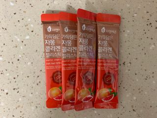자연에온 가득담은 자몽 콜라겐 젤리스틱 2BOX — 5점을 준 리뷰어가 2020년 12월 올린 사용 사진