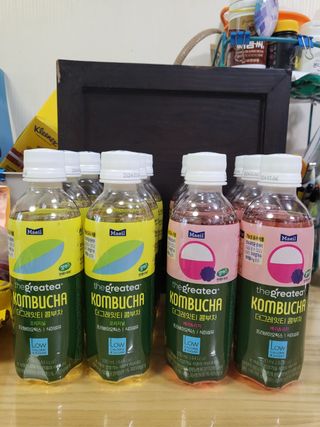 더그레잇티 콤부차 [매일유업] 더그레잇티 44kcal 콤부차 300ml *12개입 (오리지널 6개+베리리치 6개) — 5점을 준 리뷰어가 2023년 8월 올린 사용 사진