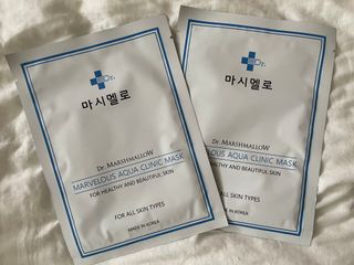 닥터마시멜로 닥터마스멜로 마블러스 아쿠아 클리닉 마스크 — 5점을 준 리뷰어가 2021년 7월 올린 사용 사진
