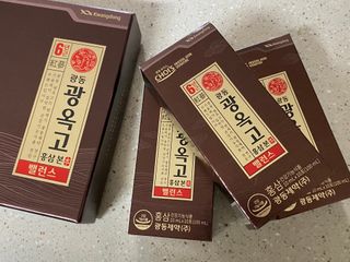 광동제약 [광동] 광옥고 홍삼 본 밸런스 30포 + 쇼핑백 — 5점을 준 리뷰어가 2021년 12월 올린 사용 사진