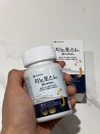 프리마인 홍삼의 강력한 에너지, 이제는 흡수율을 높인 최첨단 캡슐로 간편하게 초고속 충전하세요. — 5점을 준 리뷰어가 2022년 11월 올린 사용 사진