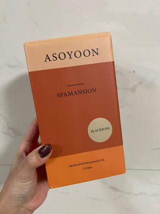 아소윤 건조하고 지친 피부에 힐링을 기분좋은 향기 스파맨션 바디오일 마사지오일 5종 중 1개 랜덤발송-2 — 5점을 준 리뷰어가 2021년 10월 올린 사용 사진