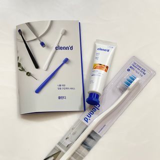 주식회사 클린디 [클린디] 양치 후 남은 이물질, 물치실로 완벽 제거 🦷 구강세정기 세트 [맞춤 칫솔 + 치약 포함] — 5점을 준 리뷰어가 2021년 12월 올린 사용 사진