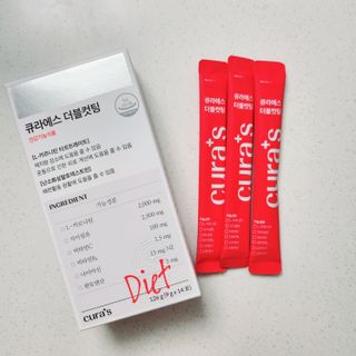 [큐라에스] 최신 다이어트 원료! 6중 기능성 더블컷팅 126g(2주일 분) — 4.5점을 준 리뷰어가 2023년 12월 올린 사용 사진