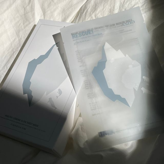 레스큐 헬시 루킹 글로우 시트마스크 리뷰 사진