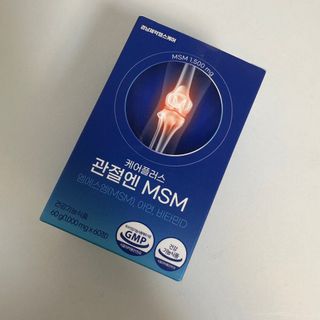 [경남제약헬스케어]케어플러스 관절엔 MSM 1000mg 60정/1개월분/관절/뼈/연골 영양/비타민D+아연/1일2정 — 5점을 준 리뷰어가 2024년 1월 올린 사용 사진
