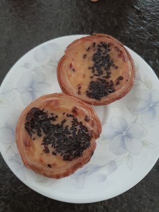 디앙뜨 포르투갈 에그타르트 오리지널 맛+패션후르츠+초콜릿타르트 맛 중 택1 — 5점을 준 리뷰어가 2021년 8월 올린 사용 사진