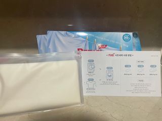 [쿠팡 구매평]페리엘 이염방지 시트세제 선물세트 1set 30매입x4개 — 5점을 준 리뷰어가 2025년 3월 올린 사용 사진
