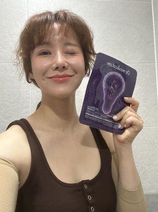 더메디코템 일루미네이팅 오로라 에멀젼마스크 — 5점을 준 리뷰어가 2025년 6월 올린 사용 사진