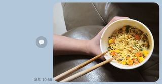 NISSIN 닛신 컵누들  4종 - 씨푸드오리지날, 씨푸드 스파이시, 씨푸드 커리, 씨푸드 XO소스 — 5점을 준 리뷰어가 2022년 3월 올린 사용 사진